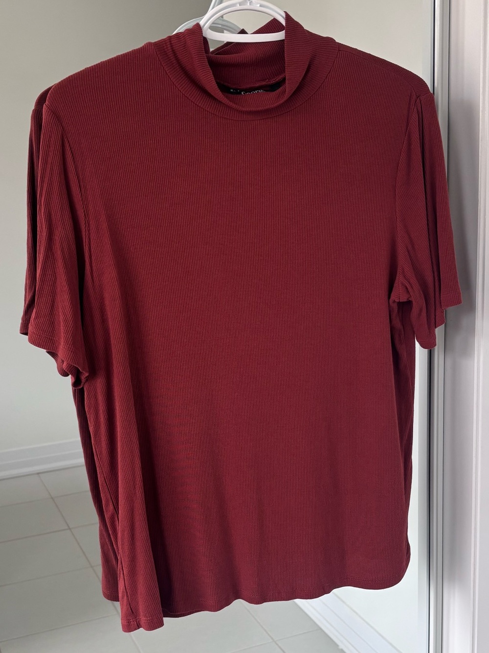 Short Sleeve Mock Neck T-Shirt